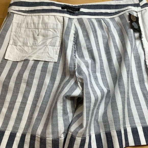 SANCTUARY Striped Boxer Cotton Bermuda Shorts - Picture 11 of 13